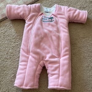Pink Merlin’s magic sleepsuit